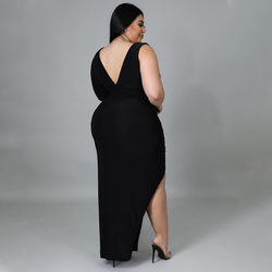 Single Sleeve Hollow Out Maxi Dress