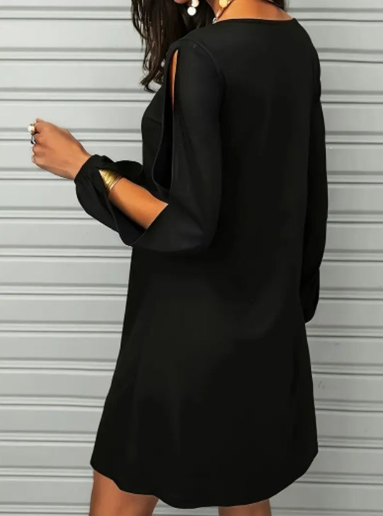 Fashionable Cold Arm Dress
